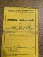 Third Reich military Wehrmacht license