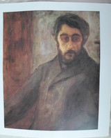 Rippl-Rónai József-nyomat: Bonnard festő arcképe (1897)