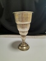 Nagyméretű 800-as ezüst 0,5 literes boros kupa