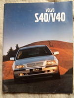 Volvo S 40 / V40 katalógus ! Jó állapotban !!! Magyar nyelvű !