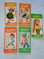 Delitzscher cream chocolate papers from the late sixties, very rare 101.