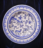 Kézzel festett portugál fajansz tányér Filcer Coimbra