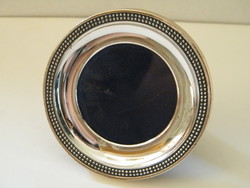 Silver (925) small round desktop photo frame