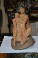 Terracotta double figure