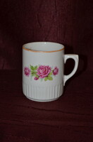 Zsolnay rose mug (damaged) (dbz 00130)