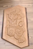 Wood carved wall decoration
