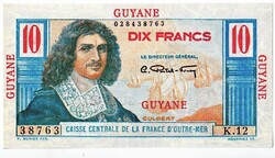 French Guiana 10 French Guiana francs 1947 replica