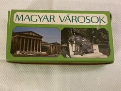 Magyar városok, memóriajáték