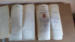 (K) rarity! Old bank papers on dollar loan, bill of exchange... 1941, 1931
