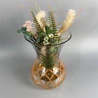 Pineapple large glass vase