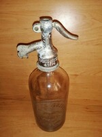 Antique soda bottle with the same head József Radics Szikvízgyara csépa 1938.
