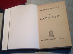 MOLNÁR FERENC: A ZÖLD HUSZÁR 1937.