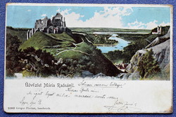 Mária Radna Solymosi várrom kegyhely  litho  képeslap 1901