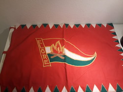Úttörő zászló, raj zászló, szocialista, úttörőmozgalom