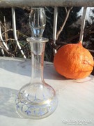 Art Nouveau glass bottle