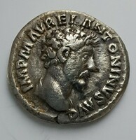 Marcus aurelius 161 Roman silver denarius Roman Empire; providence