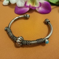 Israeli silver-plated craftsman bracelet