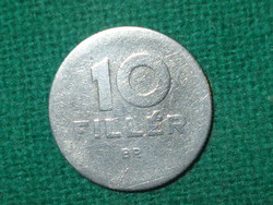 10 Fillér 1950! Ritka! Alumínium !