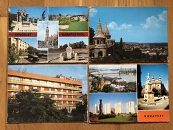 4 Budapest postcards in one