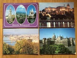 4 Budapest postcards in one