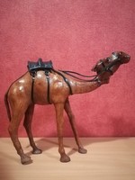 Leather camel for sale, 33 cm long and 30 cm high.