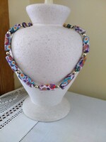 Murano millefiori multi color necklace from the 60s