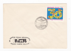 BÖRZSÖNYI ÚTTÖRŐVASÚT SZOKOLYA-KIRÁLYRÉT első napi bélyegzés 1976 FDC