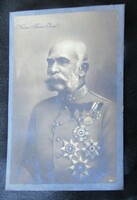 1898 Franz Josef Habsburg, King of Hungary, original contemporary photo - sheet image