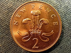 Anglia II. Erzsébet (1952-) 2 Új Penny 1971 EXTRA (id74146)