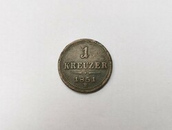 1 Kreuzer 1851 B