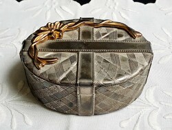Különleges ezüstözött Elegance Silver Plated ékszeres fém doboz