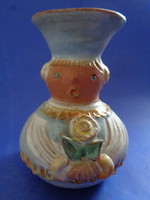 Ilona Kiss roóz (Szatmárnémeti, 1920. - Ceramic vase