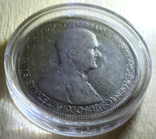 Miklós Horthy 1930 silver 5-pence coin...