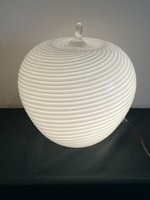 Alma formájú üveg design asztali lámpa (E0001)