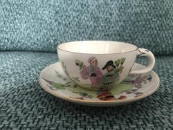 Herend Chinese pattern chung vert coffee cup and saucer