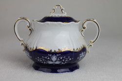 Zsolnay porcelain sugar bowl, bonbonier pompadour ii. With decor.