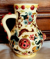 Zsolnay small jug with Persian decor