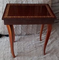 Music mini table - marquetry, neo-baroque