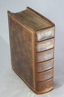 1842 All the works of dániel Berzsenyi in a beautiful leather binding, 3 parts in one - uncut copy!