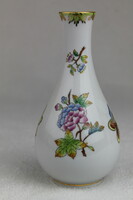 Herend vbo victoria patterned vase 15.5 cm high