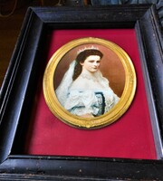 Erzsébet királyné (Sissi) portréja