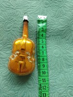 Christmas tree decoration violin shape