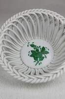 Herend Appony pattern woven bowl, basket