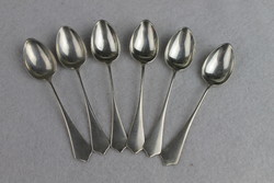 Antique sandrik set of 6 coffee (mocha) spoons