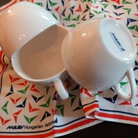 Malév relikvia. Teás, kávés csésze  3 db.