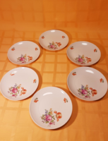 6 pcs of fabulous floral kahla small plates, 19 cm diameter