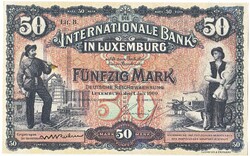 Luxemburg 50 Luxemburgi márka 1900 REPLIKA