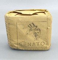 Old unopened packet of balkan cigars Senator advertisement c.1930