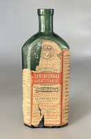 Szrebrenicai Guberforrás Boszniában Természetes Ásványvíz üveg címkével c.1900