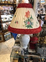 Herend porcelain lamp, 30 cm body, 60 cm in total, working.